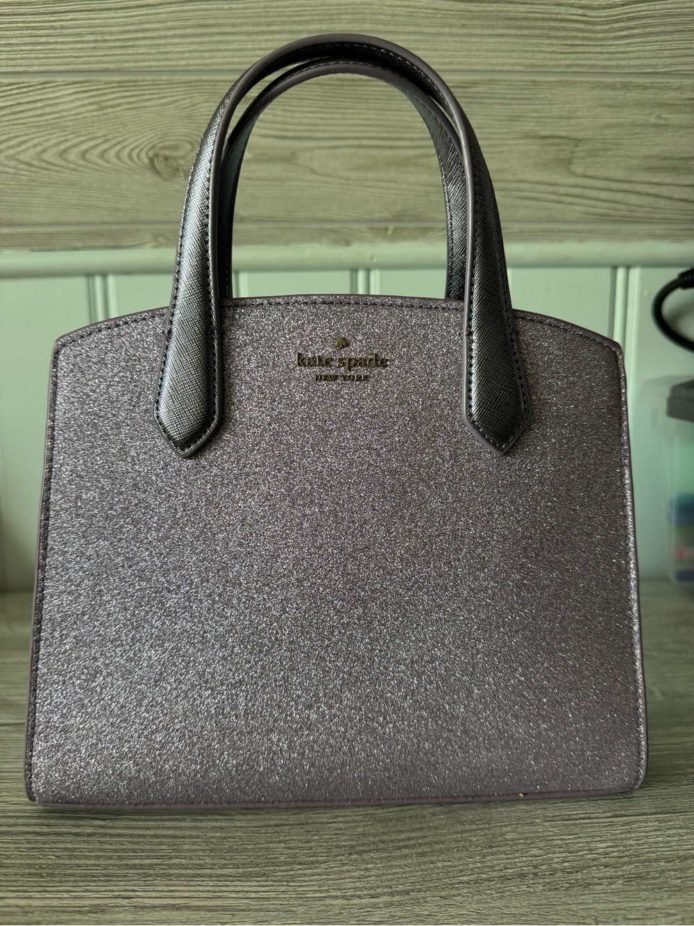 kate spade Glitter Satchel in Lavender Shimmer